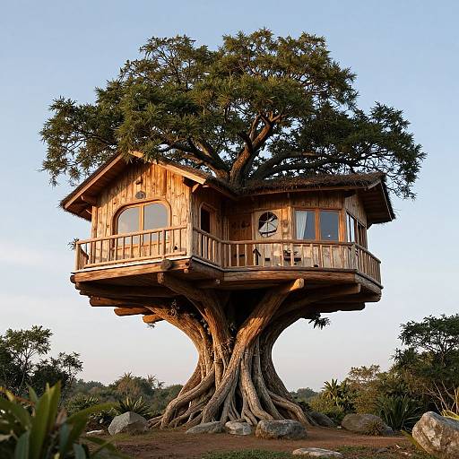 Ethereal Treehouse Sanctuary