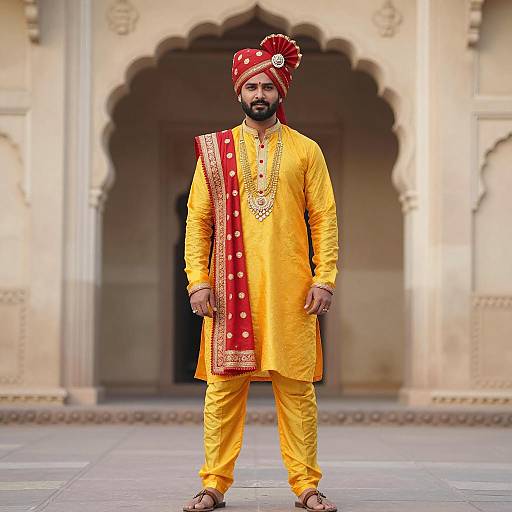 Vibrant Bollywood Inspired Traditional Attire