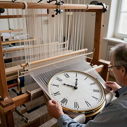 The Last Clockmaker Weaving Time