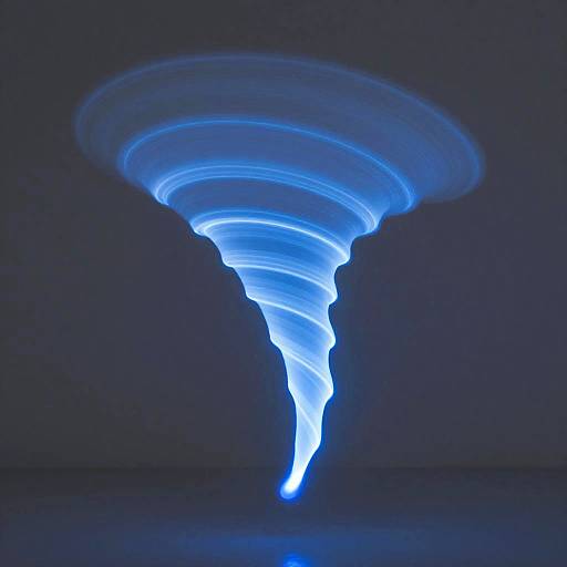 Ethereal Tornado Light Painting