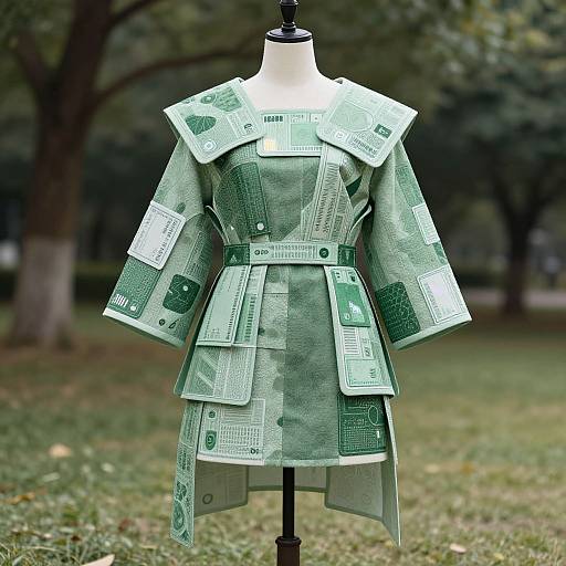 Green Card Inspired Cosplay Outfit