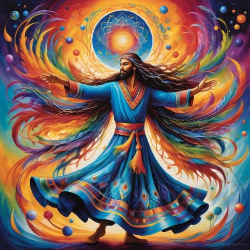 The Dream Weaver's Colorful Journey