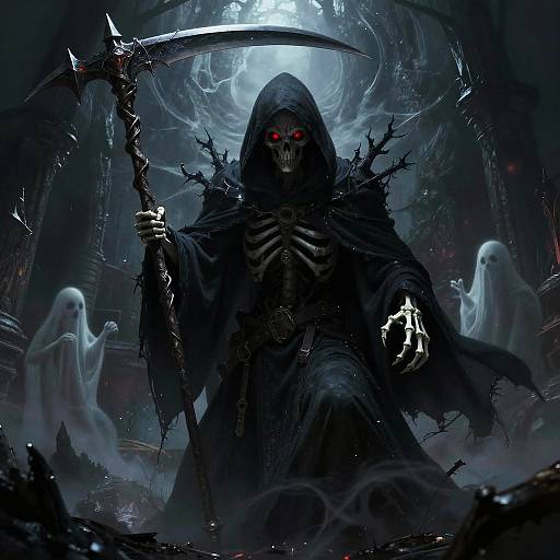 Mysterious Shadowy Reaper Concept Art