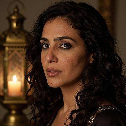Super-Realistic Portrait of Middle Eastern Woman