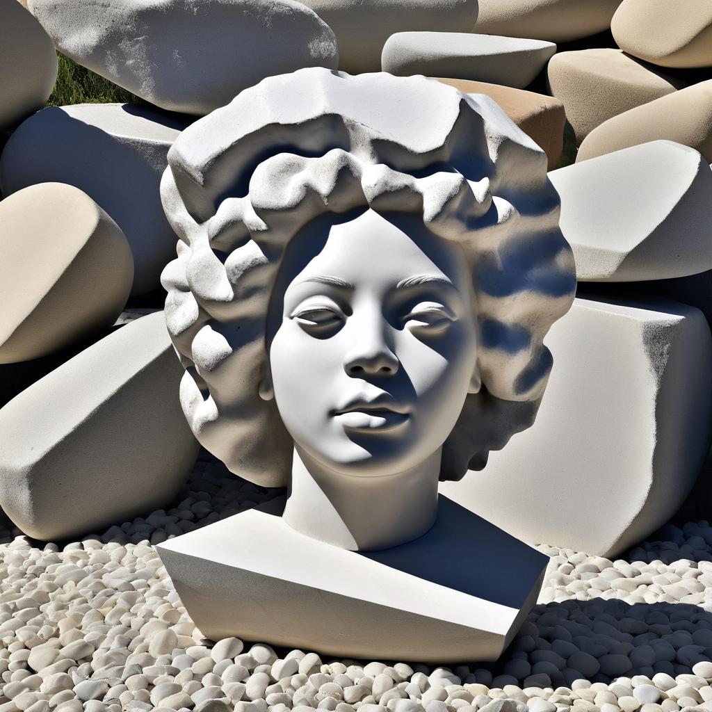 Beyoncé Transformed into a Humorous Stone