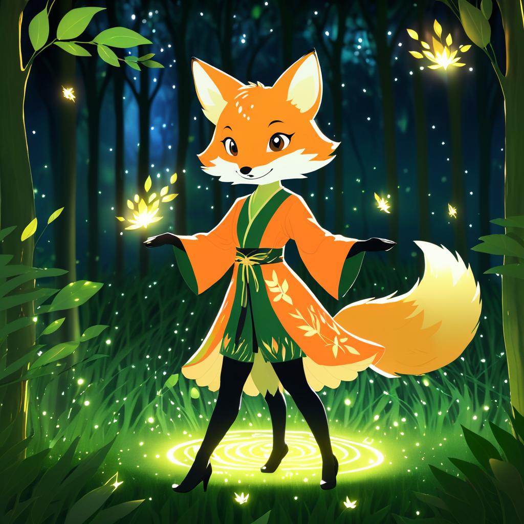 Cunning Fox in Enchanted Glade