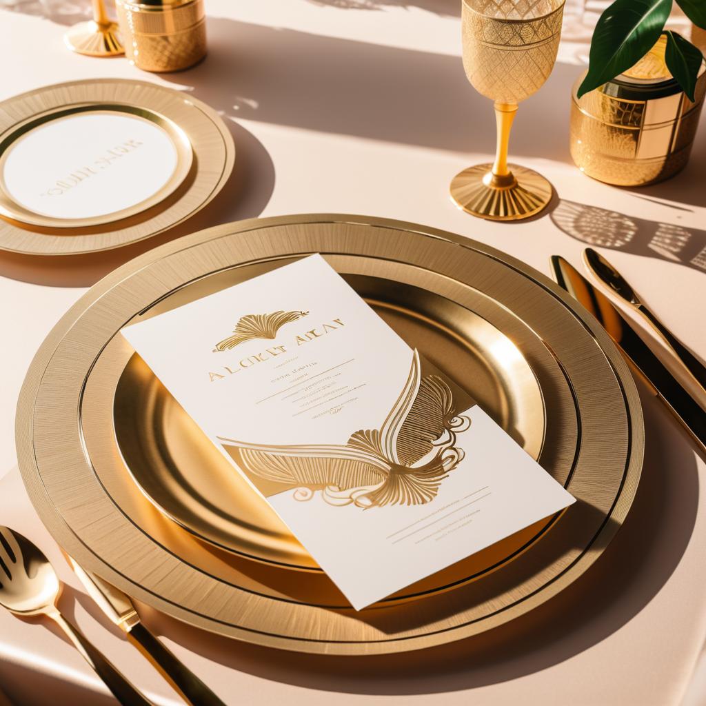 Glamorous Art Deco Tablescape Display