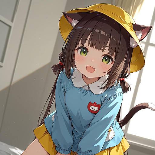 Illustration of Mutsuki (azur lane), azur lane in the style of Robaco