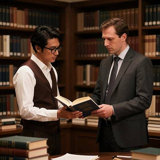 Conversations in a Dimly Lit Library