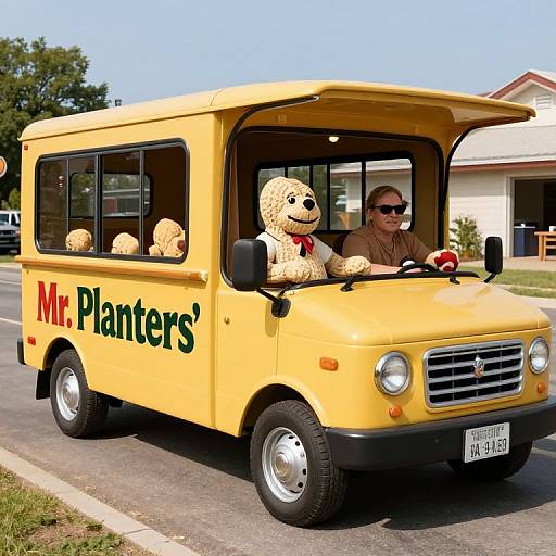 Mr. Peanut Renting Out NUTmobile