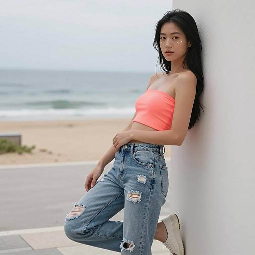 Chic Summer Vibes: Neon Coral Fashion