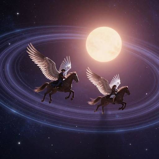 Celestial Riders on Cosmic Frontier