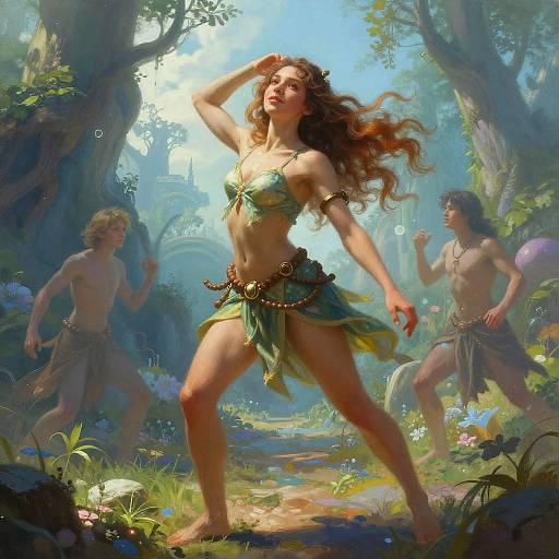 Vibrant Adult-Themed AI Digital Art