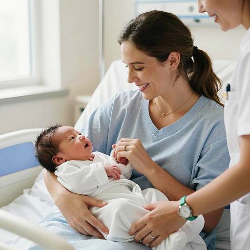 Newborn Hospital Room Joy