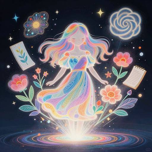 Ethereal AI Creating Digital Art