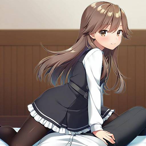 Illustration of Arashio kai ni (kancolle), kantai collection in the style of Sakura chiyo (konachi000)