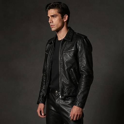 Dramatic Portrait of a Stylish Man