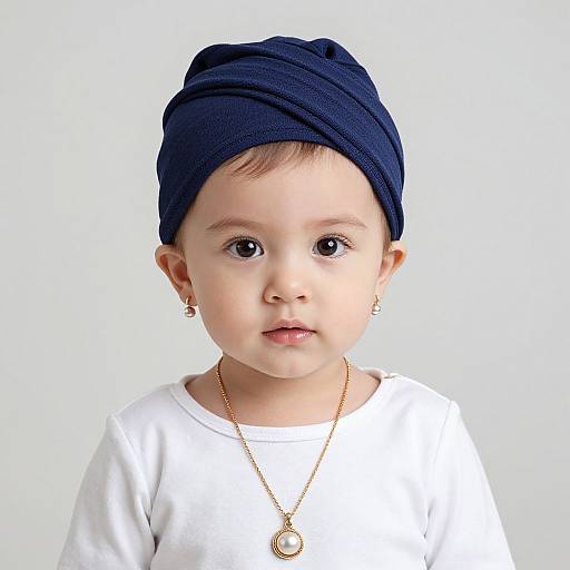 Realistic Infant Grandma Costume Portrait