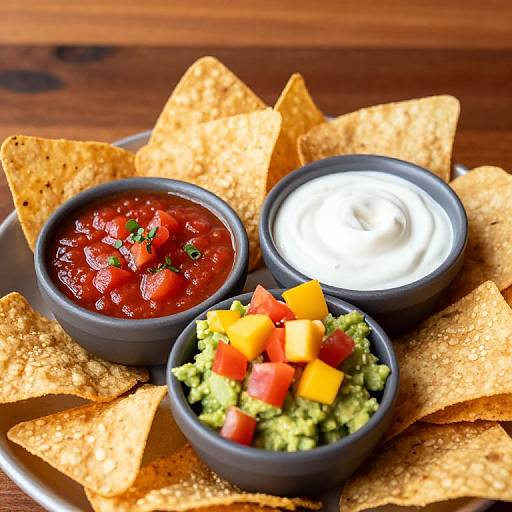Chips and Salsa Trio Platter