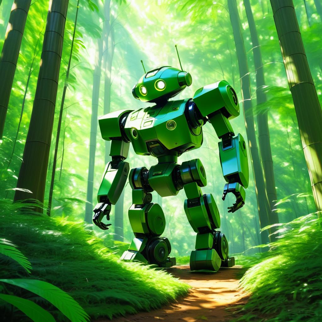 Robot's Enchanted Journey Through Nature