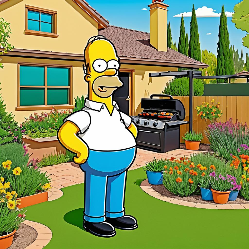 Homer Simpson's Hilariously Surprised Moment