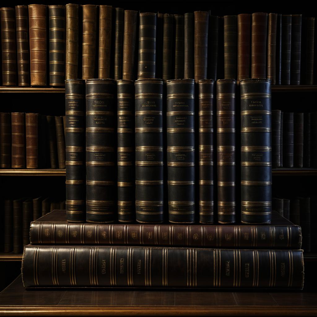 Chiaroscuro Old Library Books Photography