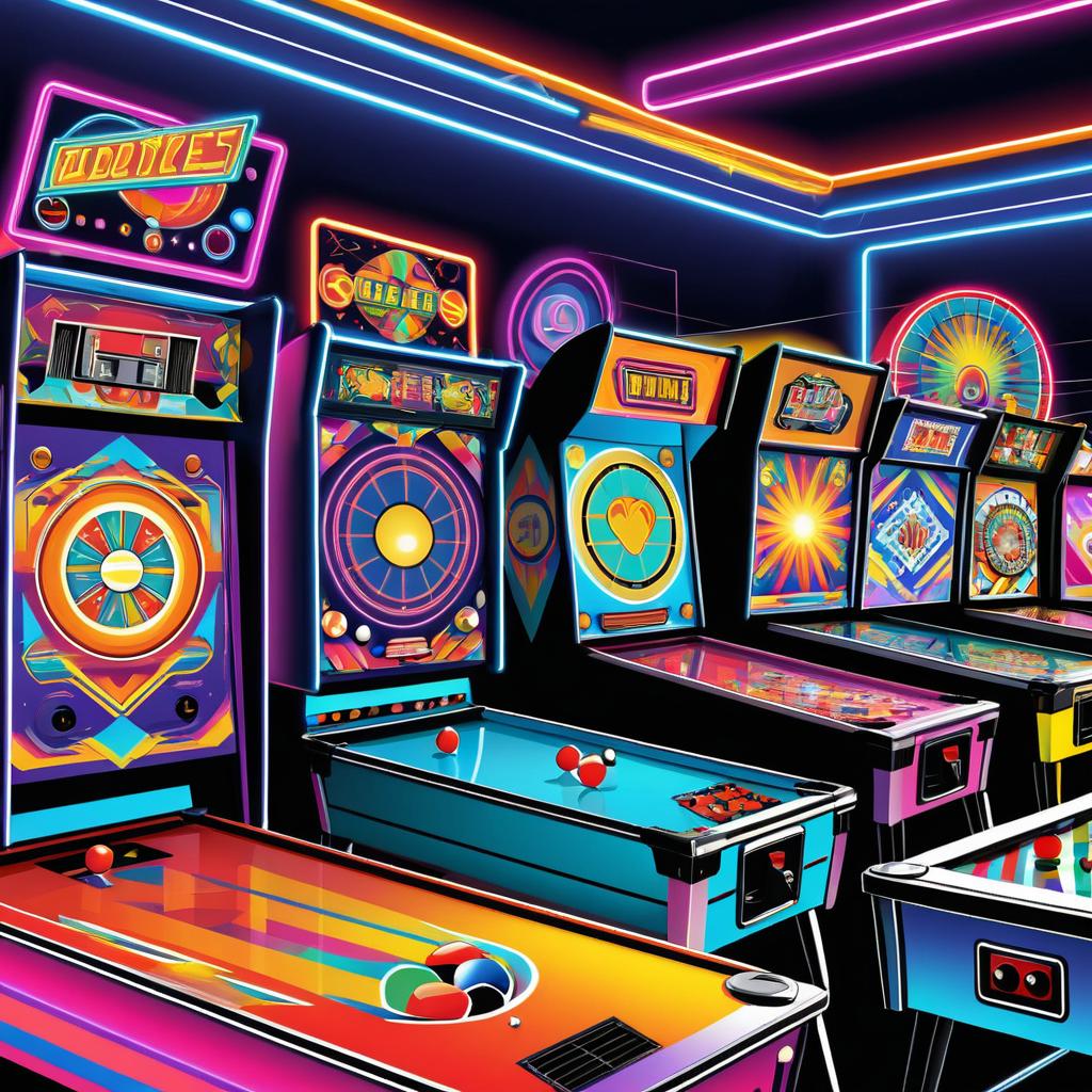 Nostalgic Arcade Games Clipart Collection