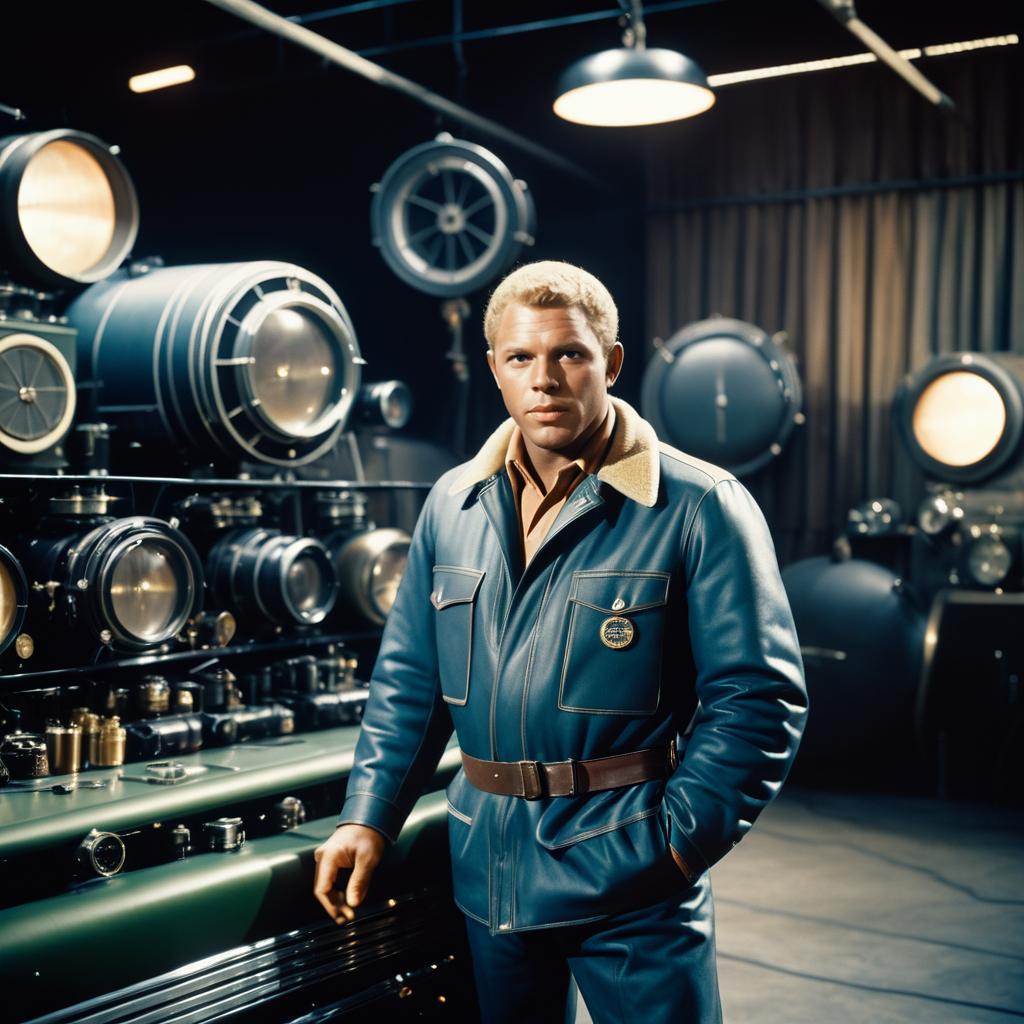 Steve McQueen in a Dieselpunk Hollywood