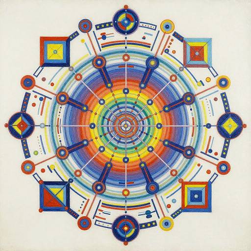 Quantum Computing Grid in Vivid Cybernetic Realism