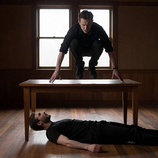 Dynamic Actions in a Dimly Lit Room