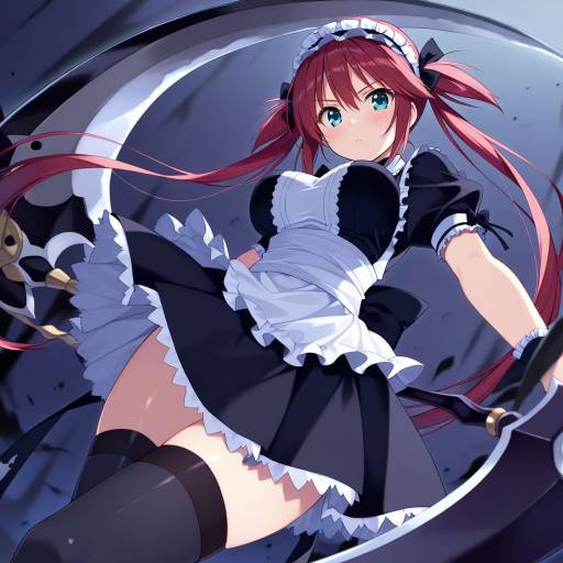 Illustration of Airi (the infernal temptress), queen's blade in the style of Mizuki (koko lost)