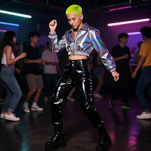 Neon Subway Rave Dance