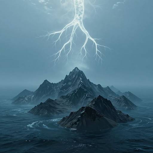 Inverted Mountains Defying Gravity