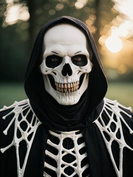Realistic Necro Macro Cosplay Portrait