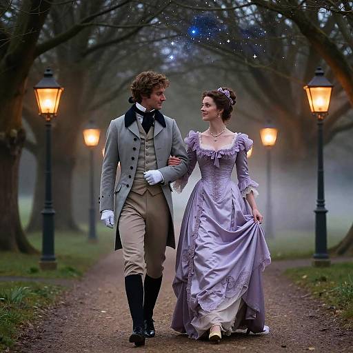 Regency Starlit Promenade in Lavender