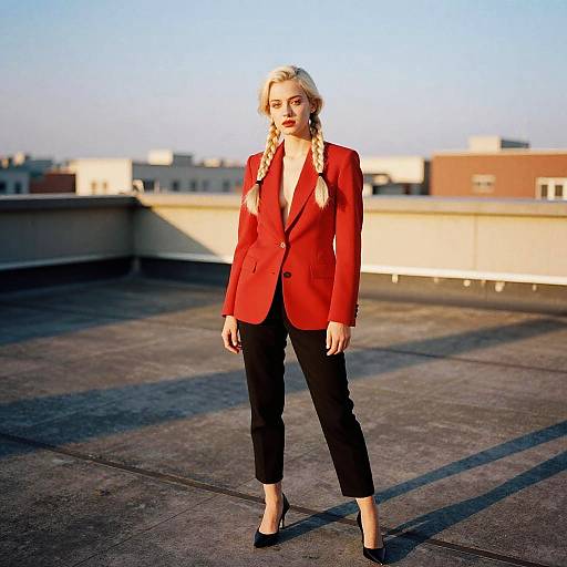 Urban Golden Hour Fashion Portrait