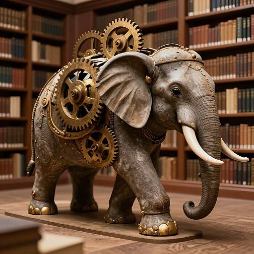 Ancient Clockwork Elephant in Echo Library