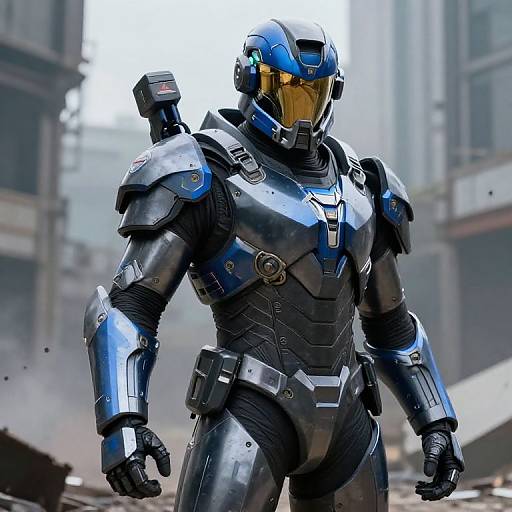 Futuristic Spartan IV Soldier Armor