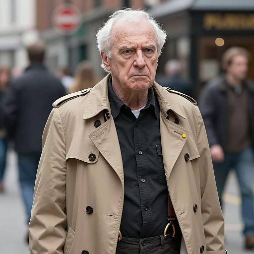 Doc Brown Costume in Urban Setting