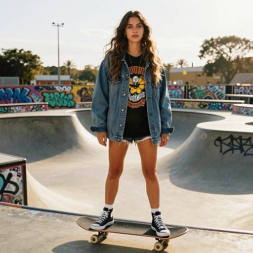 Long Mullet Skateboarder Fashion Editorial