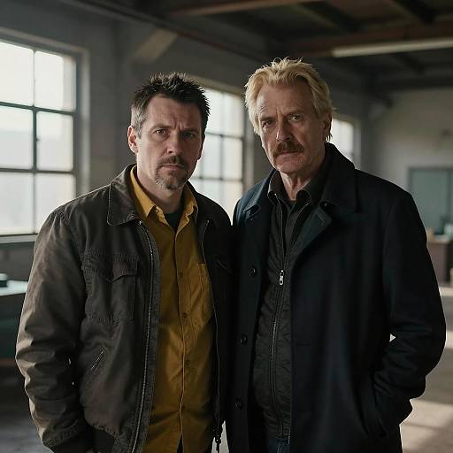 Intense Bond in Industrial Shadows