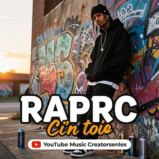 Cool Rapper Graffiti YouTube Banner