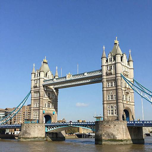 Sunny Day at London's Tower Bridge