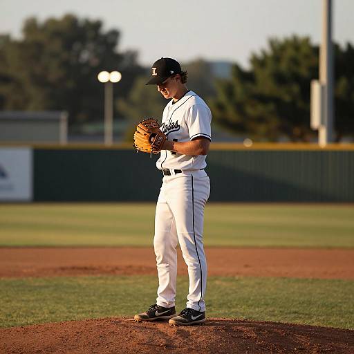Evening Pitcher in Action