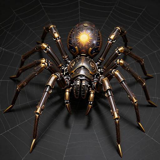 Futuristic Robotic Anansi Spider