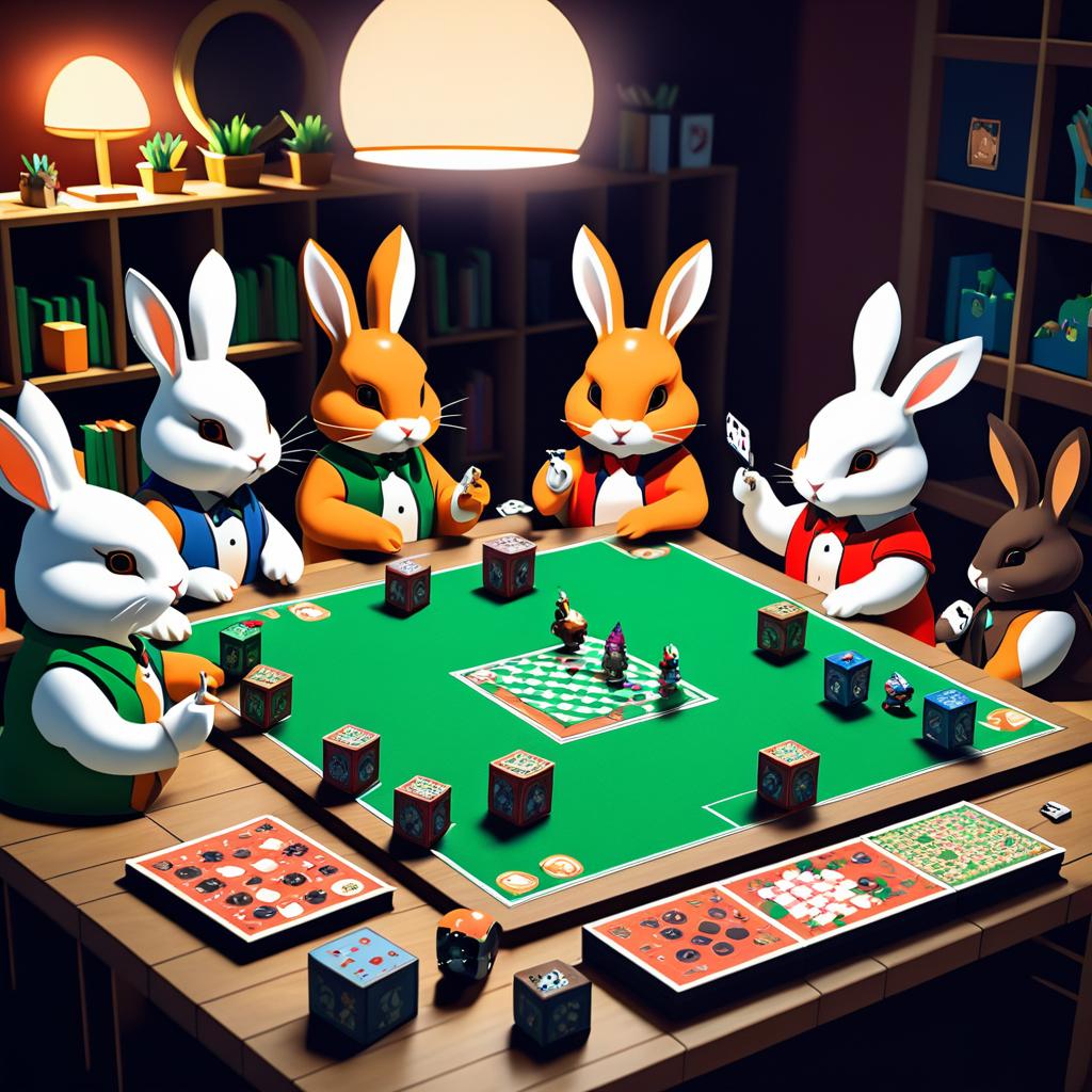 Bunny Gaming Night: Cozy Roleplay Fun