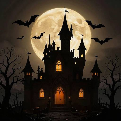 Whimsical Haunted Halloween Castle