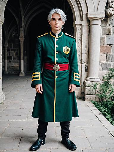 Cosplay photo of ashe ubert. Costume clothes