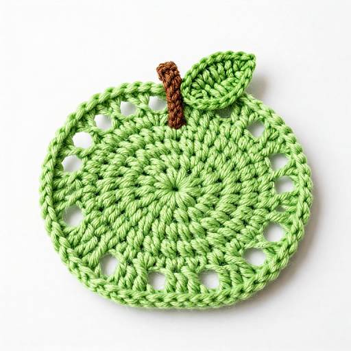 Lakeview Cottage Kids Crochet Coaster