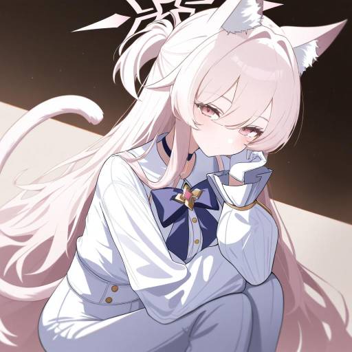 Illustration of Akira (blue archive), blue archive in the style of Y2